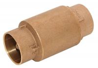 6AJY9 Check Valve, 1 In, Solder, Bronze