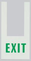 6AJZ9 Door Marking Tape, 10In W, 6In L