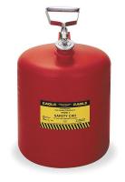 6AK65 Type I Safety Can, 5 gal., Red, 17In H