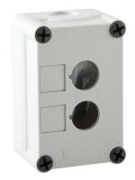 6AML3 Enclosure, Pushbutton, 2Hole, Plastic
