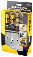 6ANL8 Chiseldriver Combo Screwdriver Set, 6 Pc