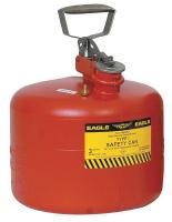 6AP27 Type I Safety Can, 3 gal., Red, 13In H