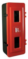 6ATL5 Fire Extinguisher Cabinet, 20 lb, Blk/Red