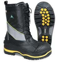 6AVF0 Winter Boots, Mens, 15, Lace, Steel, 1PR