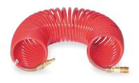 6AW41 Coiled Airline Hose, 50 ft. L, Nylon