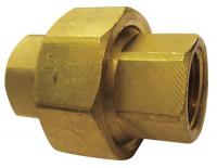 6AYY5 Brass Union, 1/2 In, FNPT