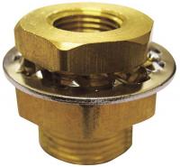 6AZC1 Anchor Brass Coupling, 1/4 In, FNPT