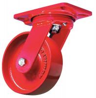 6AZJ2 Swivel Plate Caster, 1000 lb, 4 In Dia