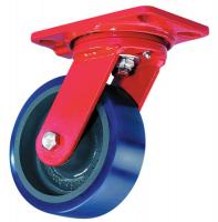 6AZJ9 Swivel Plate Caster, 1200 lb, 8 In Dia