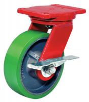 6AZK3 Swvl Plt Cstr w/Drctnl Lok &amp; Brk, 1200lb