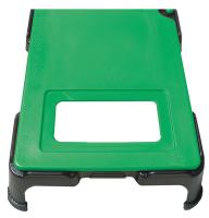 6AZZ7 Cutting Board with Stand, Green/Blk