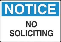 6BW79 Notice Sign, 10 x 14In, BL and BK/WHT, ENG