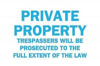 6BX64 Admittance Sign, 10 x 14In, BL/WHT, ENG