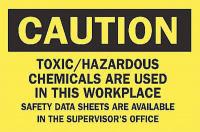 6BZ03 Caution Sign, 10 x 14In, BK/YEL, ENG, Text