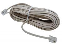 6C078 Telephone Cord, Line, Flat, Ivory, 25 ft.