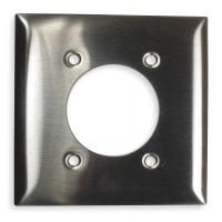 6C154 Stainless Wall Plate, Silver