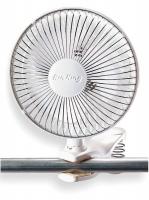 6C507 Clip On Fan, Non-Osc, 6 In Dia, 2-spd, 120V