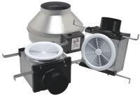 6C510 Exhaust Fan Kit, 8 In. L, Galvanized Steel