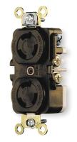 6A664 Receptacle, Duplex, 15 A, L5-15R