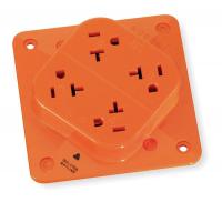 6C653 Receptacle, 4 Plex, 20A, 125V, OR