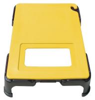 6CAA0 Cutting Board with Stand, Yellow/Blk