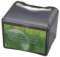 6CAC9 Napkin Dispenser, Black, Counter Top