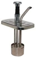 6CAJ0 Syrup Pump, 2 1/2 Quarts, Chrome
