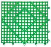 6CAP5 Bar Mat, Lime Green, 12x12