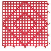 6CAP6 Bar Mat, Red, 12x12