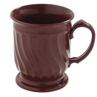 6CAW4 Mug, Insulated, H 4 In, Cranberry, PK 48