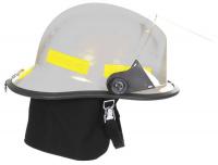 6CCD3 Fire Helmet, White, Modern