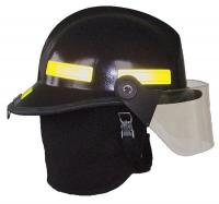 6CCD6 Fire Helmet, Black, Modern