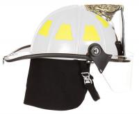 6CCD7 Fire Helmet, White, Traditional
