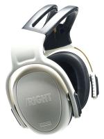 6CCY5 Ear Muff, 21dB, Headband, White