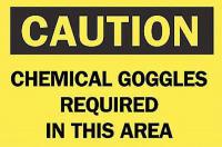 6CD63 Caution Sign, 7 x 10In, BK/YEL, ENG, Text