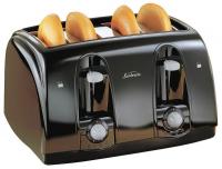 6CDL8 Toaster, 4-Slice, Black