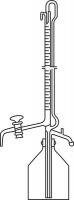 6CDR2 Burette, Automatic, Glass, 10ml.Grade B