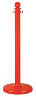 6CDR6 Stanchion, Med Duty, Red, 2.5 x 40 in, PK6