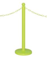 6CDR8 Stanchion, Med Duty, Green, 2.5 x 40 in, PK6