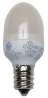 6CEC2 LED Light Bulb, C7, 3000K, Warm, PK2