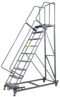 6CEJ3 Rolling Ladder, Steel, 70 In.H