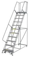6CEK6 Rolling Ladder, Steel, 110 In.H