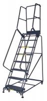 6CEL1 Rolling Ladder, Steel, 60 In.H