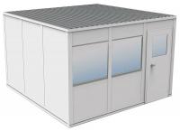 6CEZ0 Modular InPlant Office, 2Wall, 12x12, Vinyl