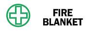 6CF46 Fire Blanket Sign, 7 x 10In, Fire BLKT, ENG