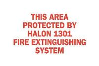 6CF74 Fire Extinguisher Sign, 7 x 10In, R/WHT