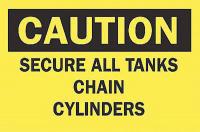 6CF96 Caution Sign, 7 x 10In, BK/YEL, ENG, Text