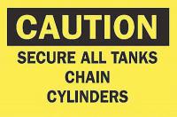 6CF97 Caution Sign, 10 x 14In, BK/YEL, ENG, Text