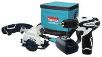 6CFC4 Cordless Combination Kit, 1.3A/hr., 12.0V