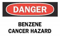 6CG06 Danger Sign, 10 x 14In, R and BK/WHT, ENG